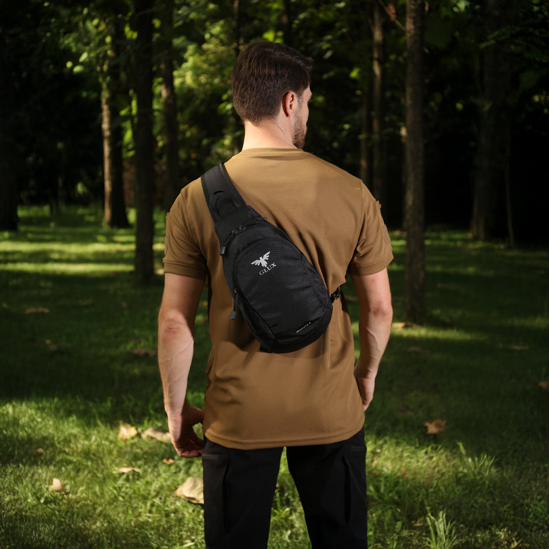 5L Crossbody Sling Backpack for Travel & Hiking | Lightweight & Durable Glux 5L Crossbody Sling Backpack for Travel & Hiking | Lightweight & Durable Glux