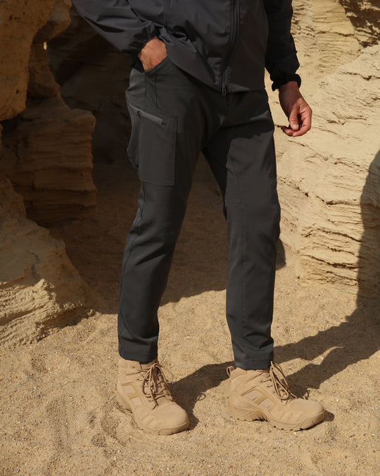 Nylon Outdoor Cargo Hiking Pants - Waterproof, Quick-Dry, Lightweight