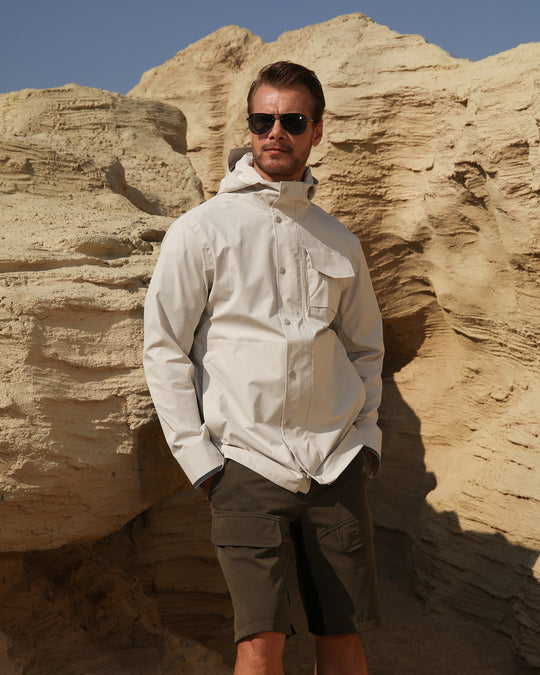Men's Waterproof Hooded Rain Jacket & Windbreaker