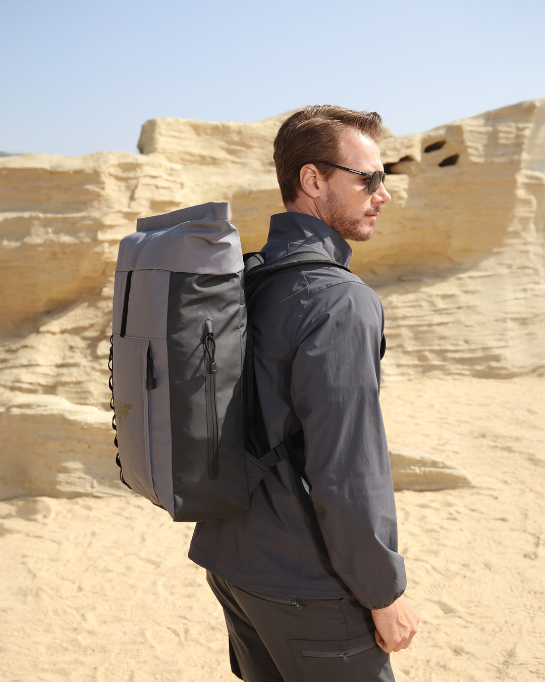 Glux 16L Waterproof Roll-Top Backpacks for Hiking, Fishing, and Biking