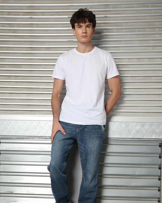 GLUX Men's Technical T-Shirt Lightweight Outdoor Casual Shirt with Breathable Mesh Design
