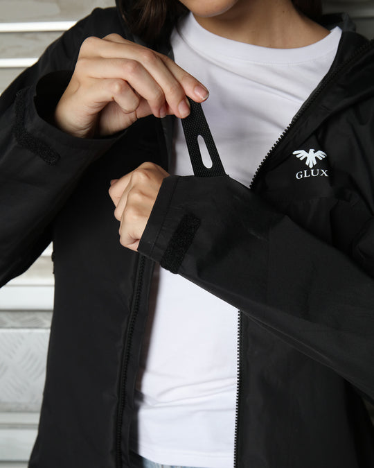 GLUX Women's Lightweight Waterproof Hooded Outdoor Jacket