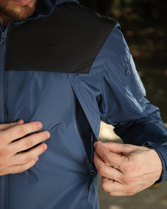 Waterproof Hooded Rain Shell Jacket