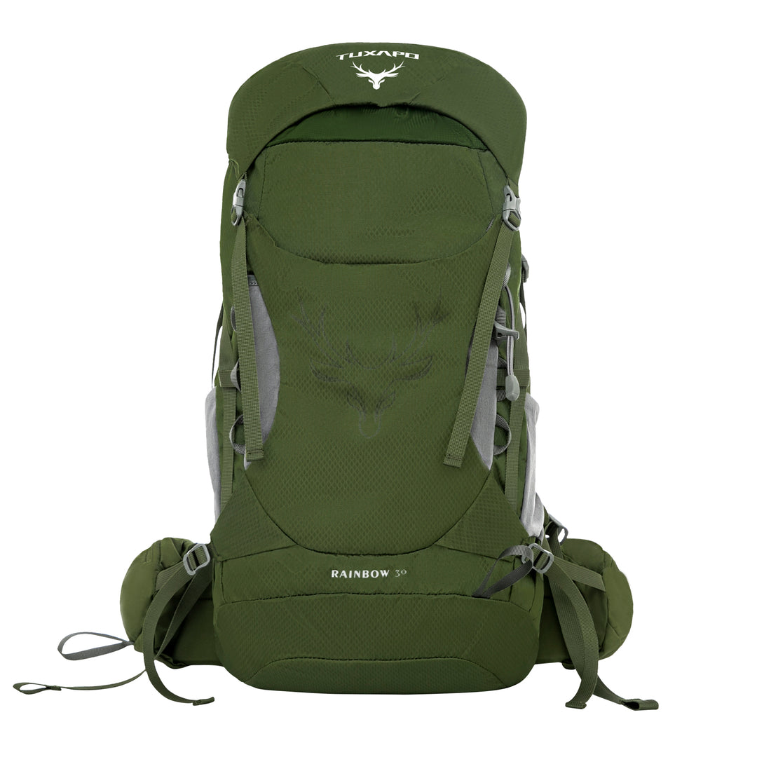 30L Internal Frame Hiking Backpacks Multifunctional Lightweight with Removable Rain Cover