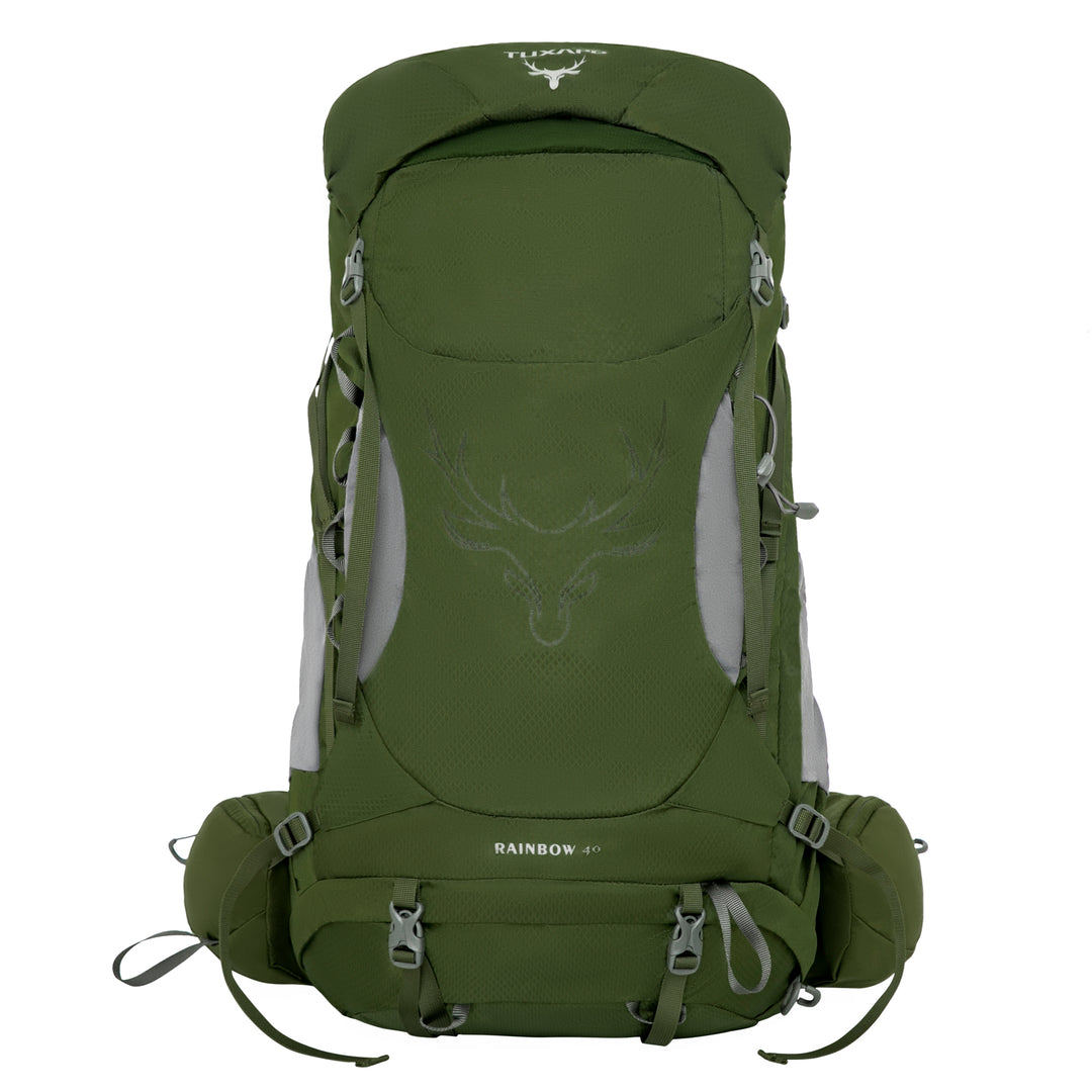 40L Internal Frame Hiking Backpacks Multifunctional Lightweight with Removable Rain Cover