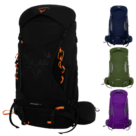 40L Internal Frame Hiking Backpacks Multifunctional Lightweight with Removable Rain Cover